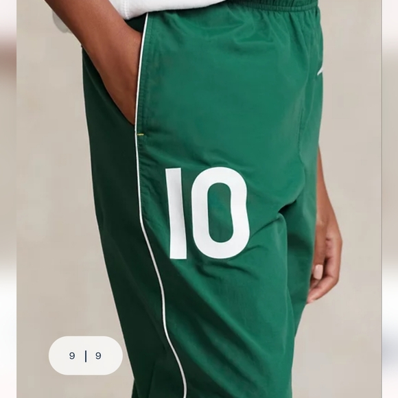 Ralph Lauren Polo Sport Warm-Up Green Joggers - Picture 2 of 6